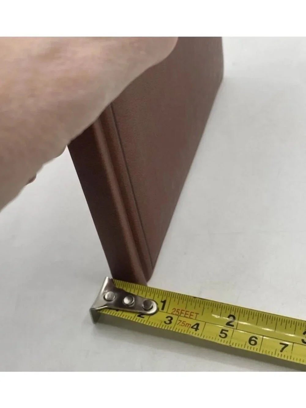 Hey Dude Castelli Leatherette Journal Notebook Lined Pages Made Italy Brown